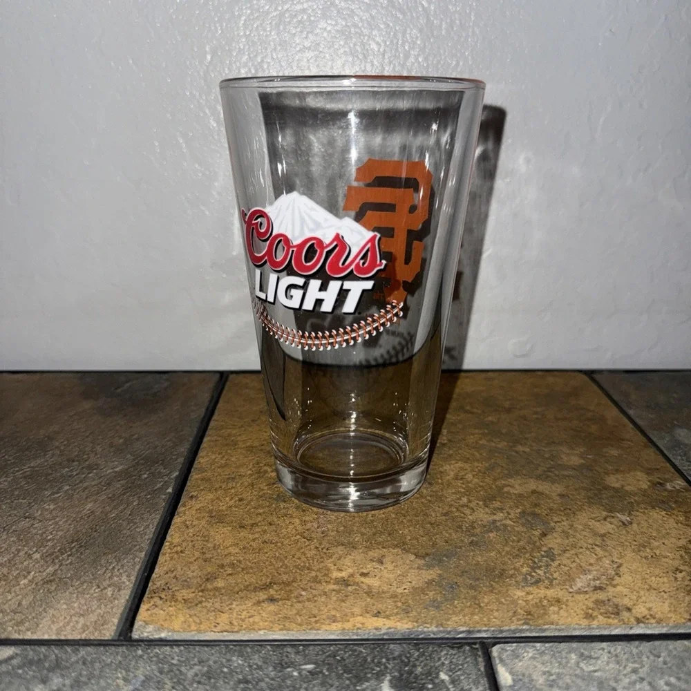 Beer Glass: San Francisco Giants, Coors Light 2014